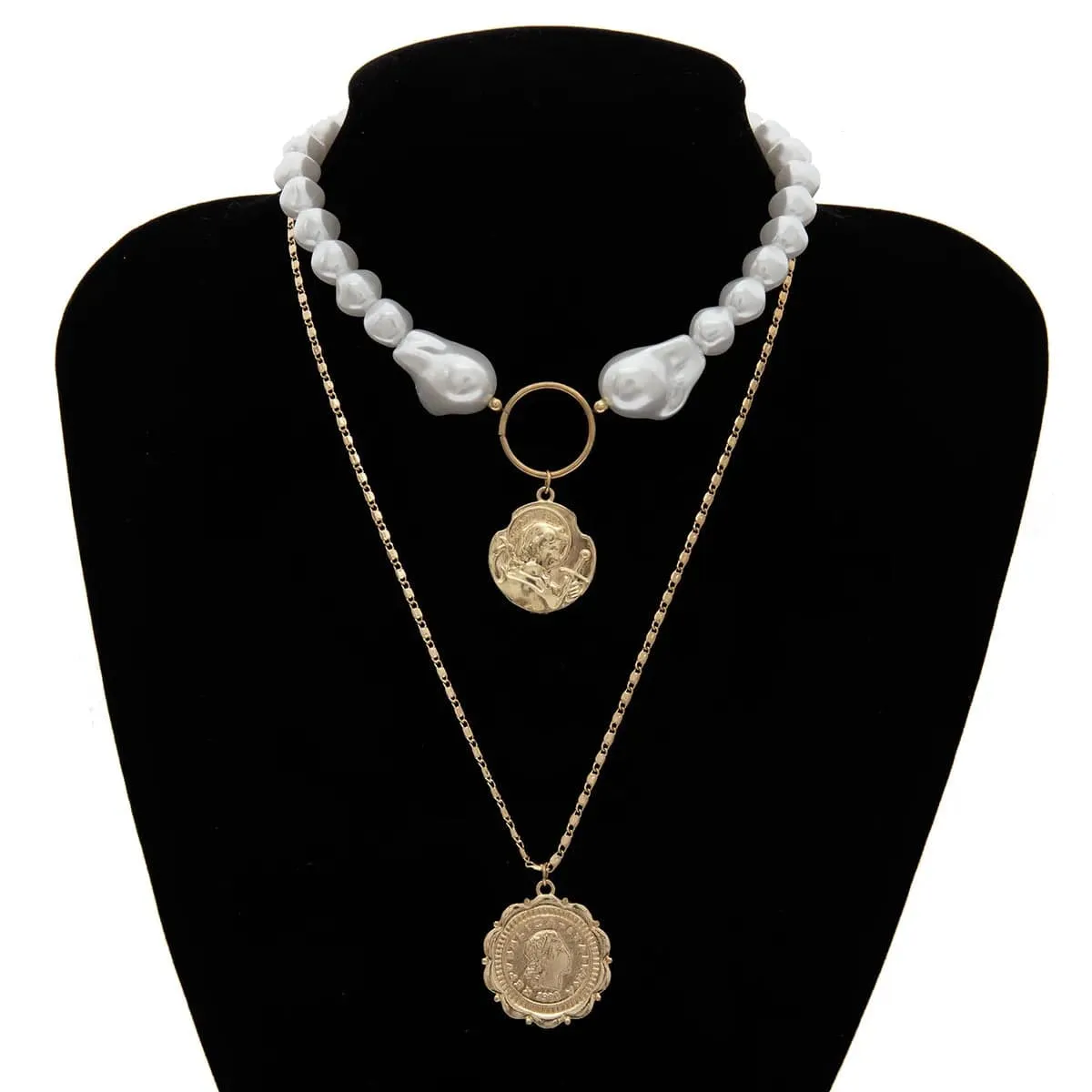 🌟 Retro Gold Multi-layer Women's Necklace: A Vintage Must-Have 🌟