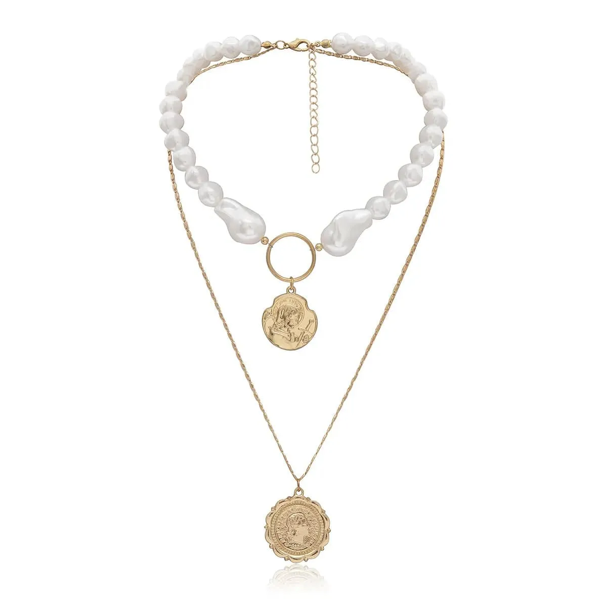 🌟 Retro Gold Multi-layer Women's Necklace: A Vintage Must-Have 🌟
