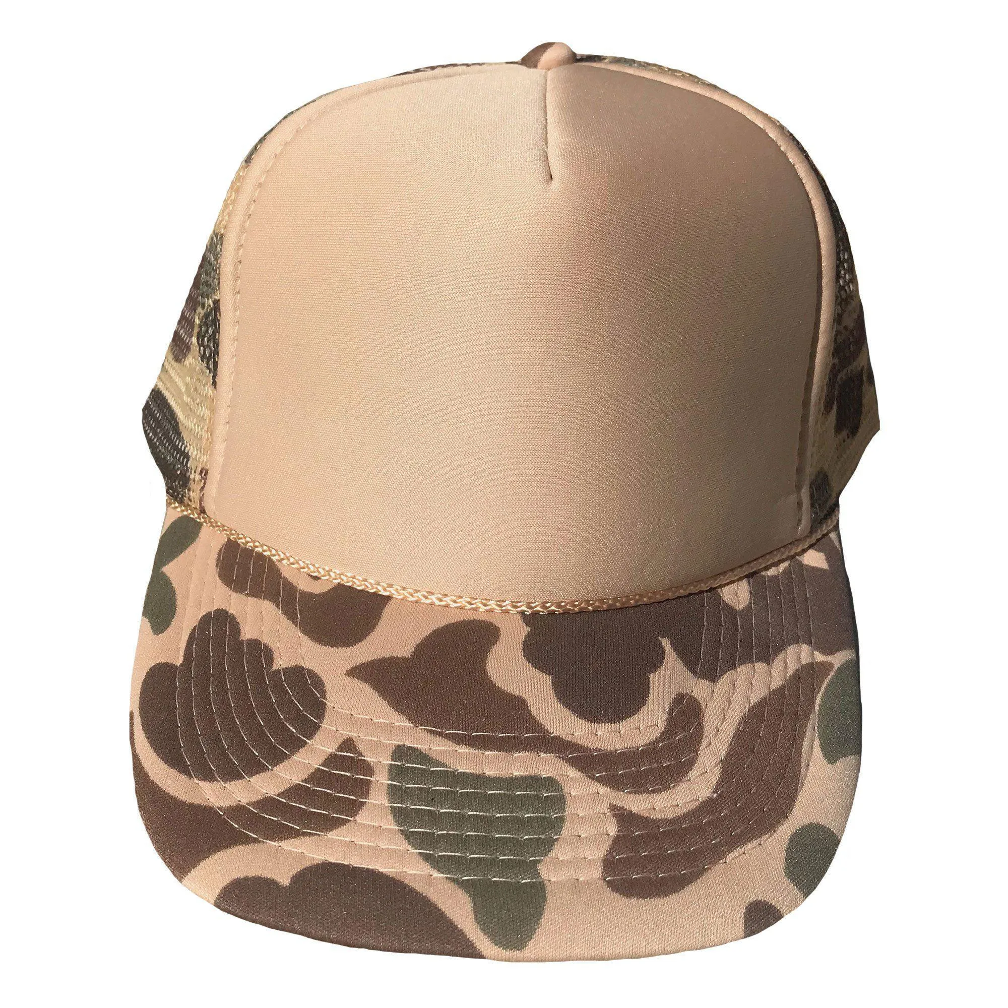 1 Dozen Camouflage Camo Hunting Baseball Trucker Foam Mesh Hats Caps Wholesale Lot Bulk