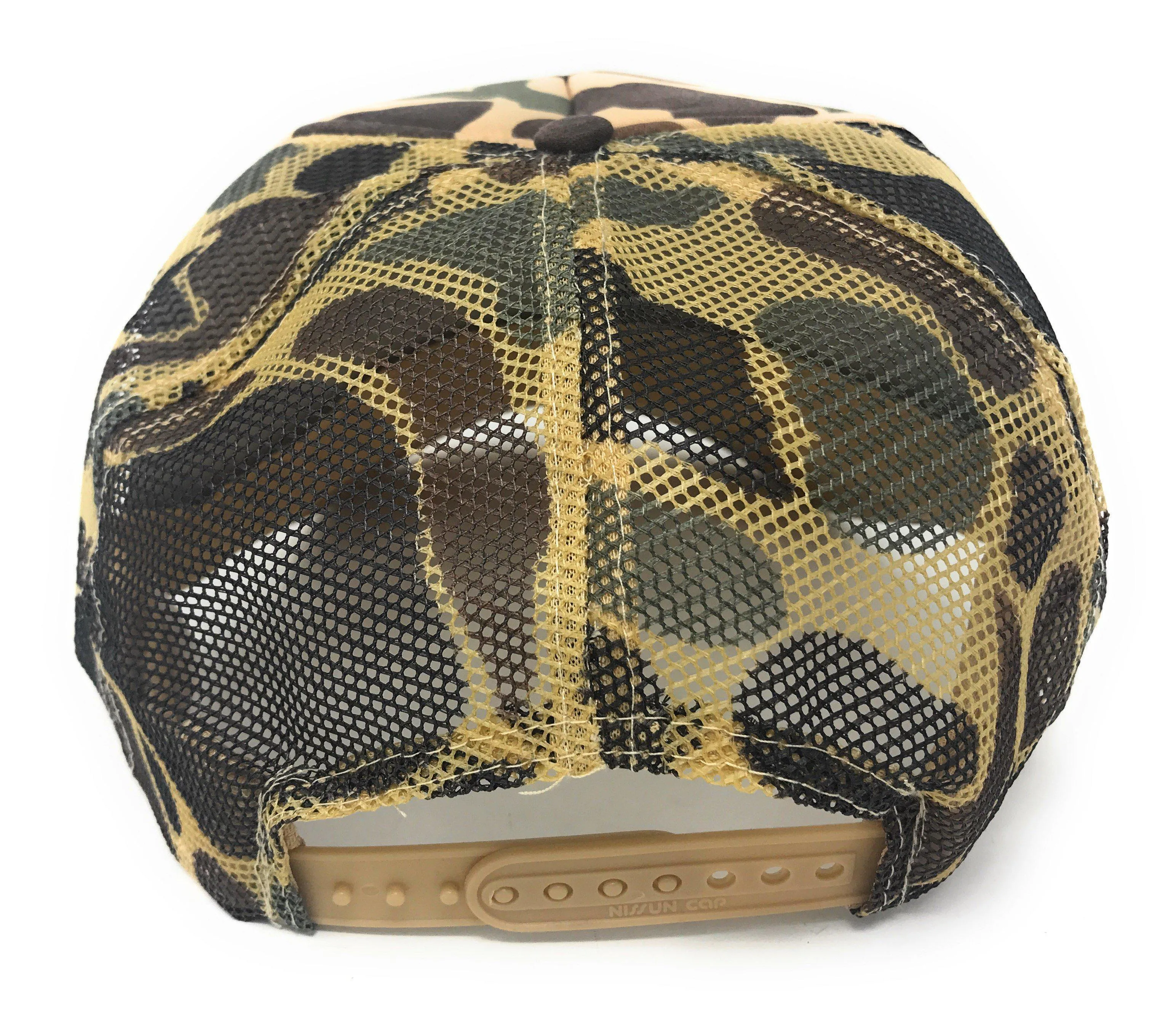 1 Dozen Camouflage Camo Hunting Baseball Trucker Foam Mesh Hats Caps Wholesale Lot Bulk