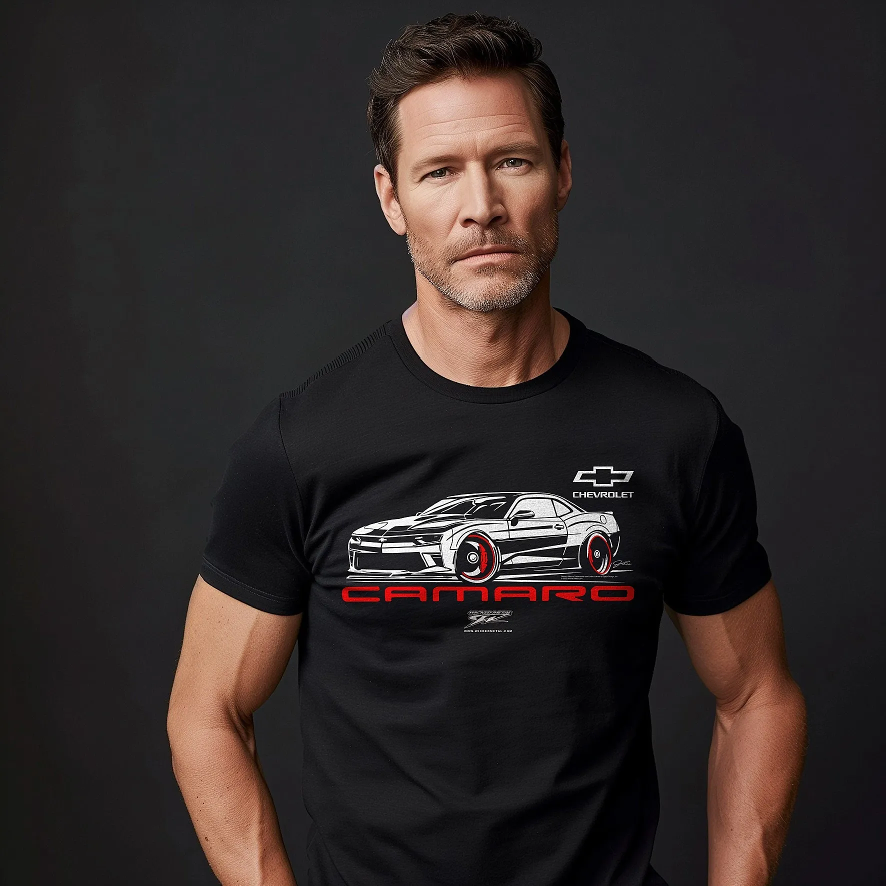 6th Gen Camaro Stylized - Chevy Camaro t shirt