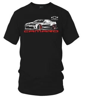 6th Gen Camaro Stylized - Chevy Camaro t shirt