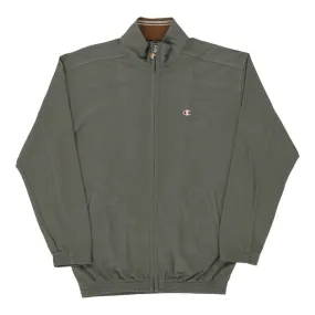 Age 11-12 Champion Track Jacket - Medium Grey Polyester
