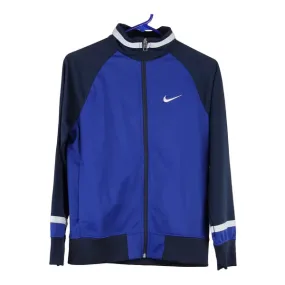 Age 12-13 Nike Track Jacket - Large Navy Polyester