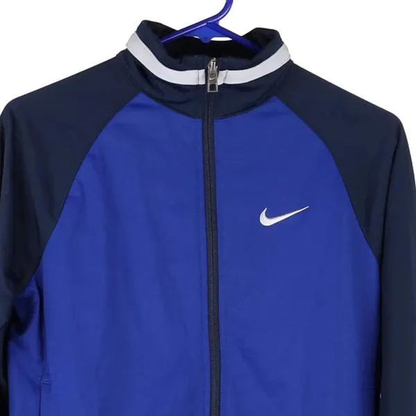 Age 12-13 Nike Track Jacket - Large Navy Polyester