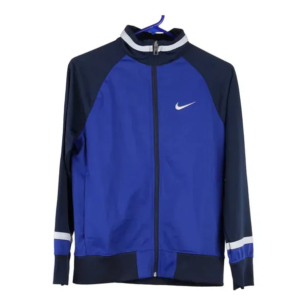Age 12-13 Nike Track Jacket - Large Navy Polyester