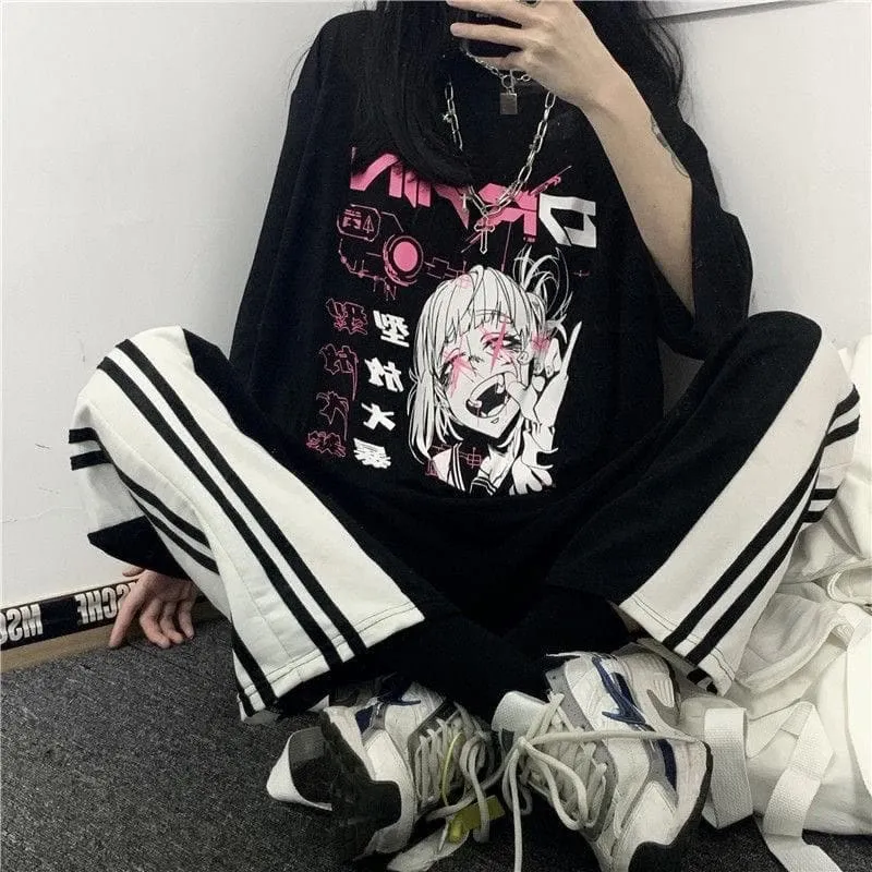 Aime Cartoon Comic T shirt Dark Style for Teen SP280