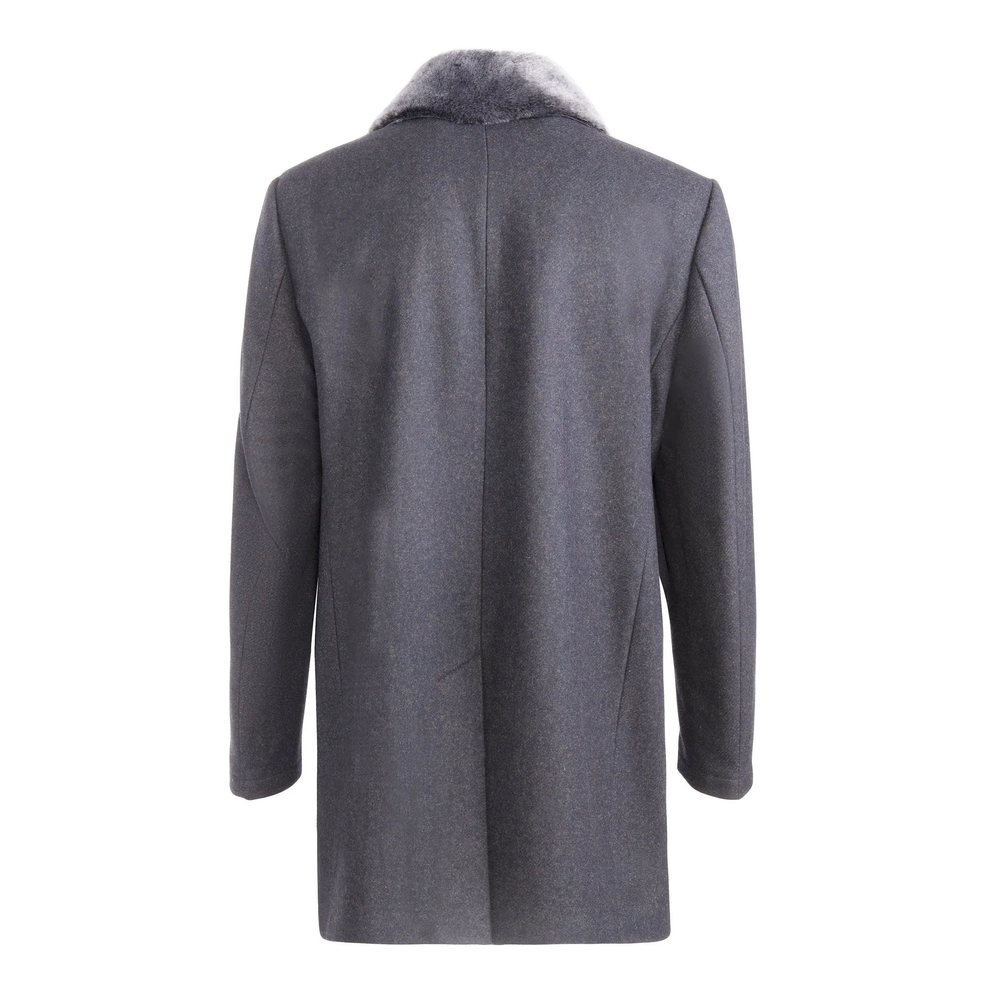 ARTHUR Men Wool & Shearling collar only
