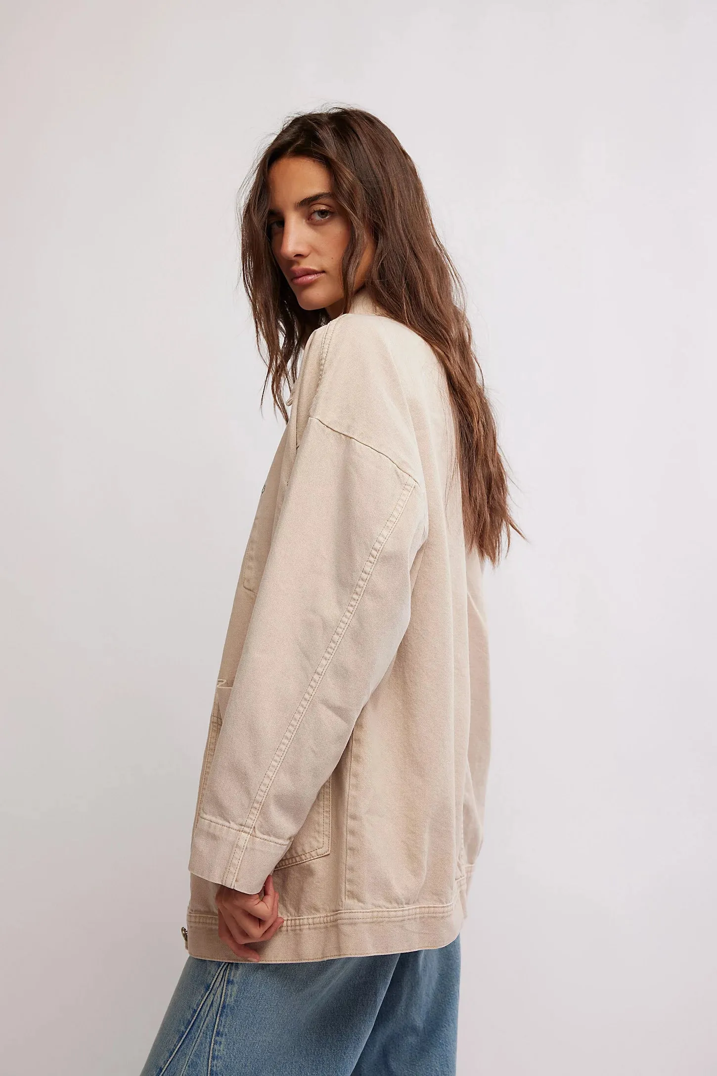 Avery Denim Jacket Tan