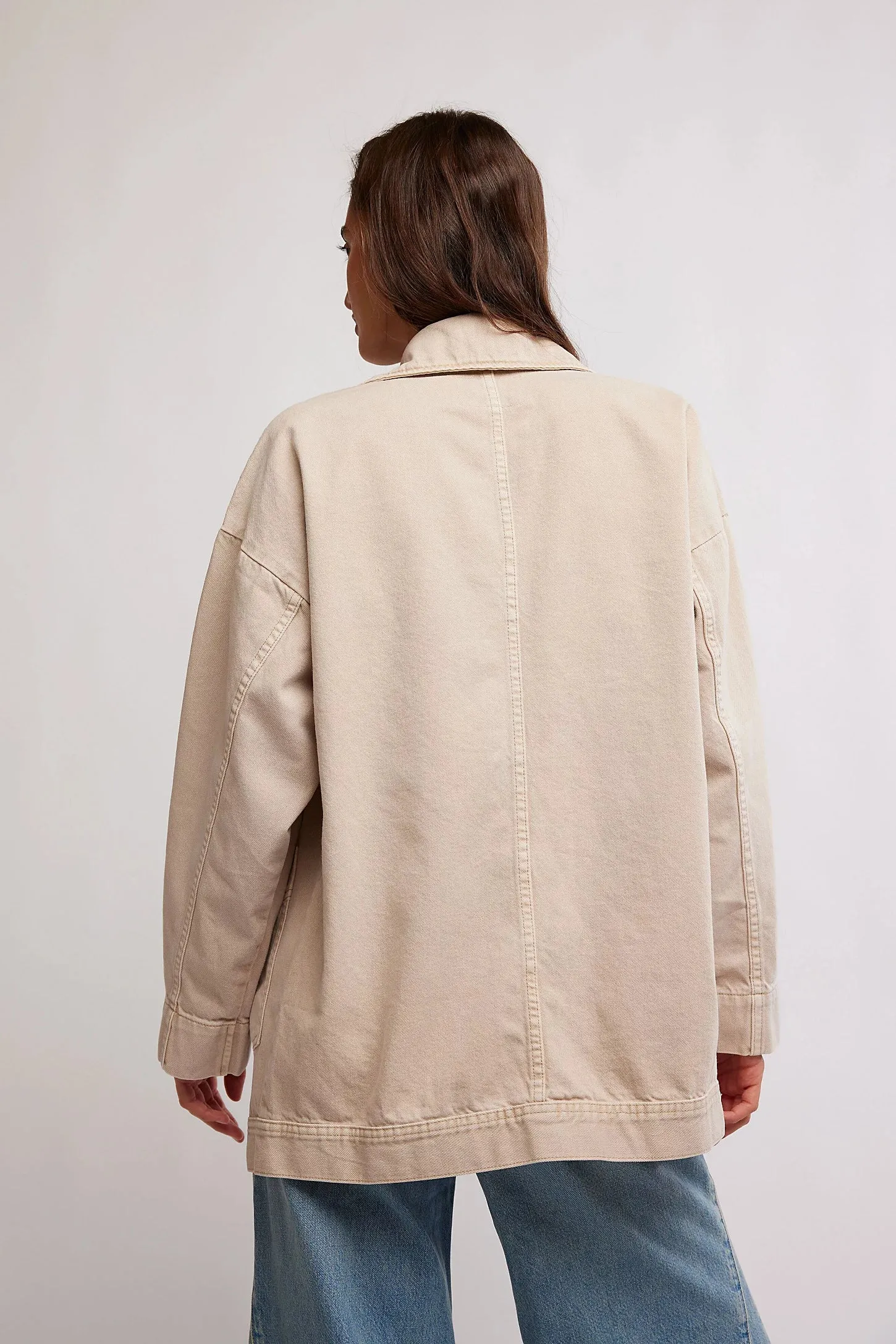 Avery Denim Jacket Tan