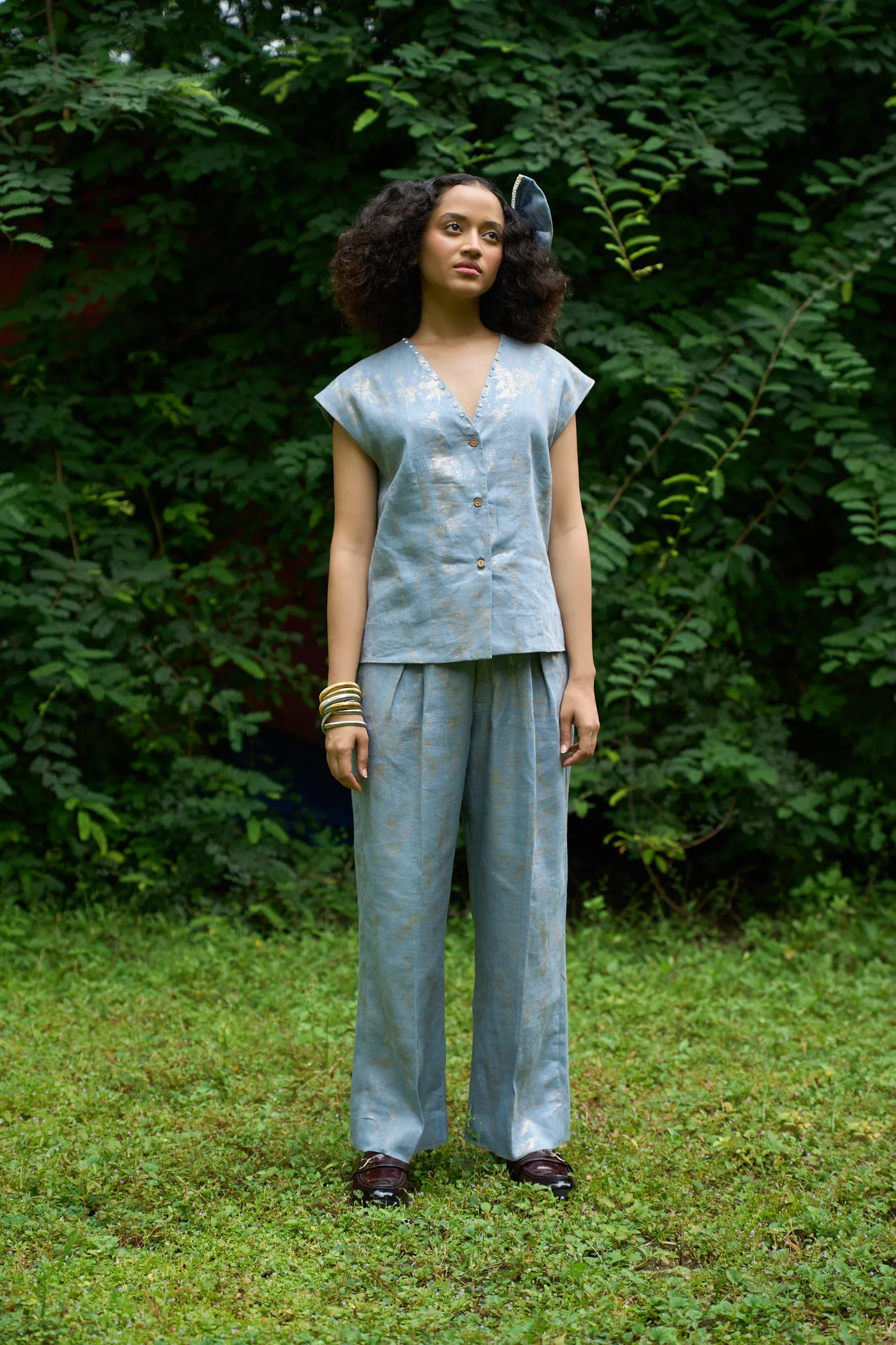 Azure Flared Pants