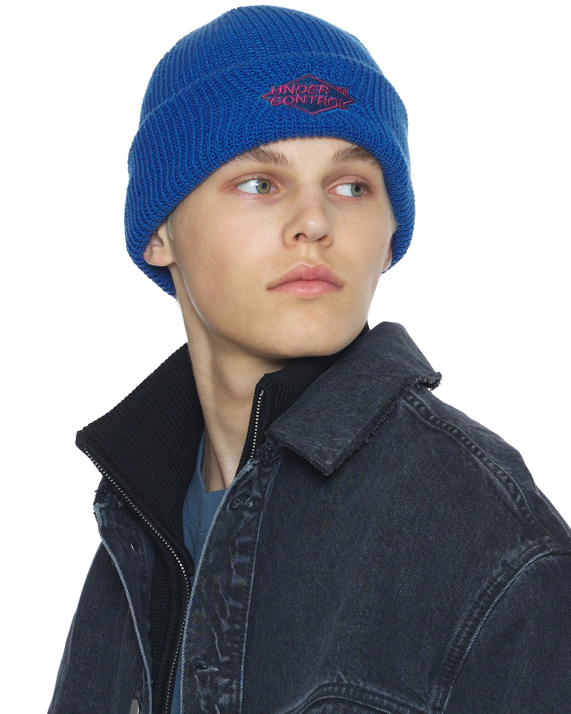 BEANIE / ROAD SIGN / BLUE