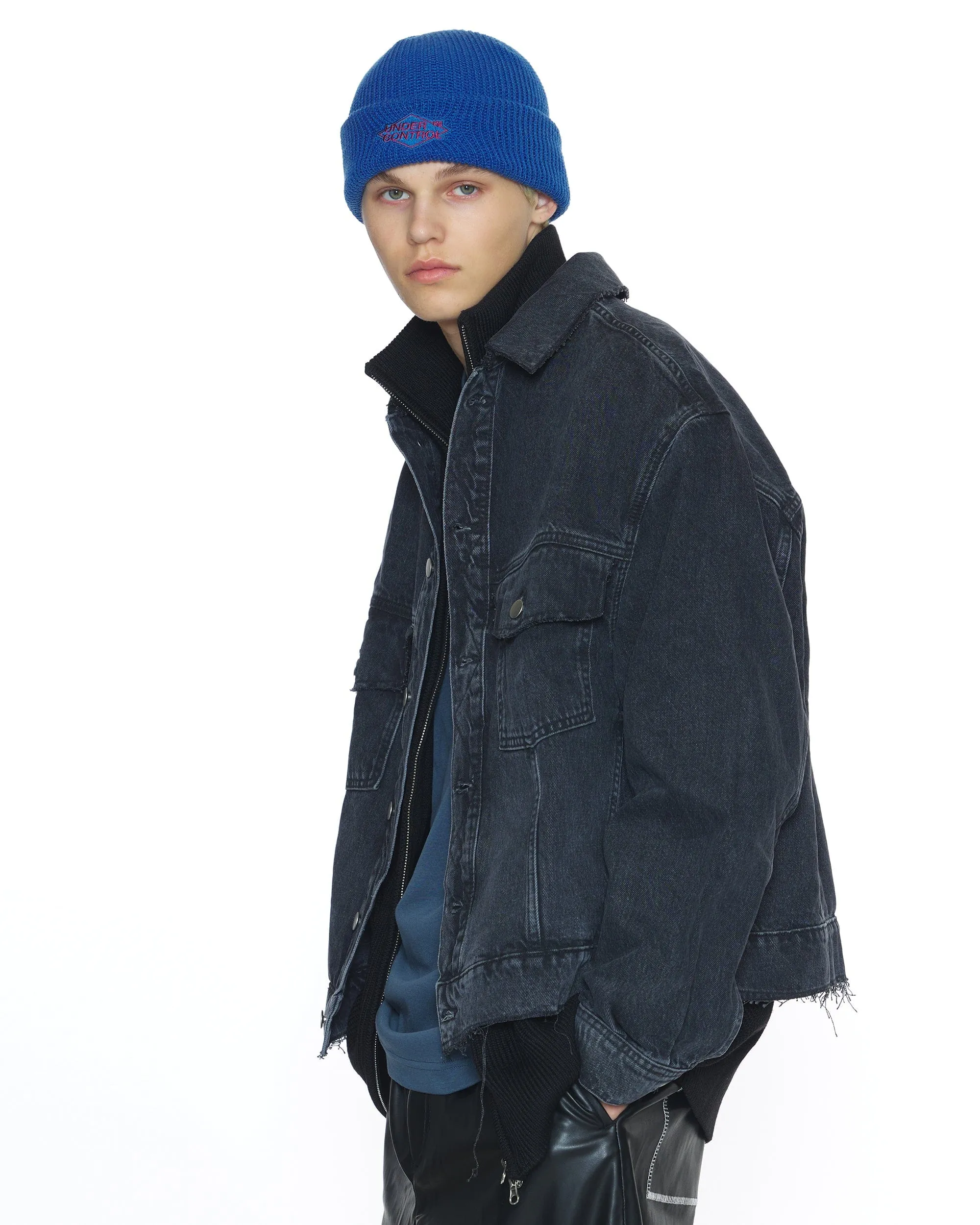 BEANIE / ROAD SIGN / BLUE