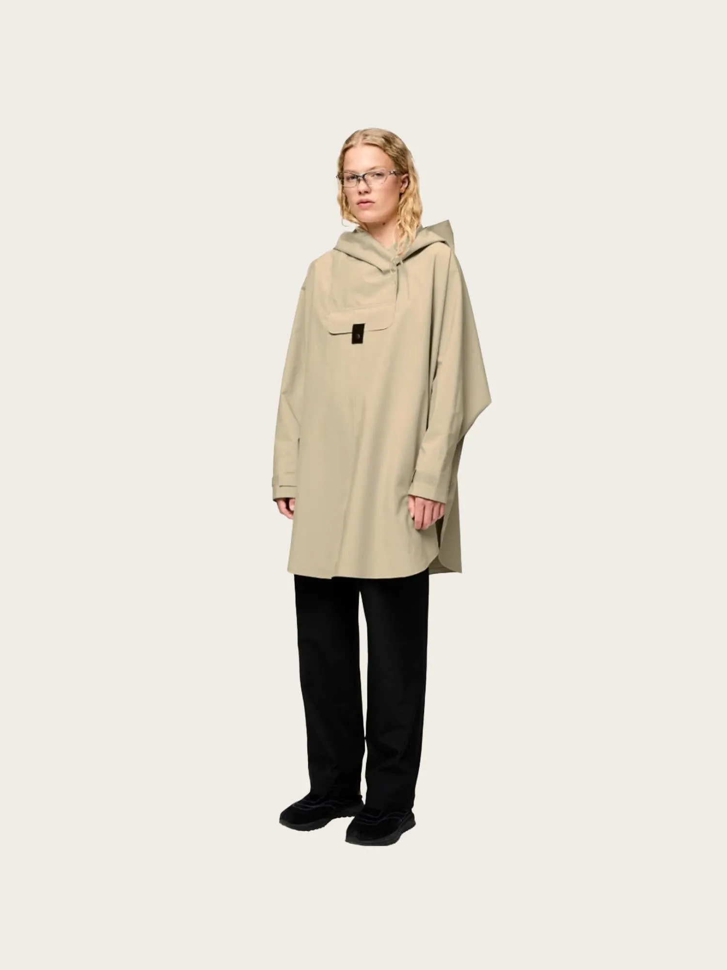Bergen Poncho - Oak Moss