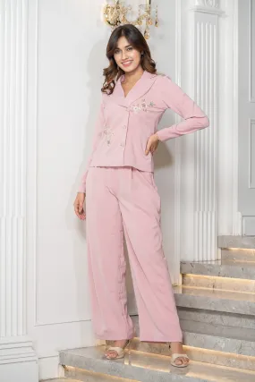 Blush Pink BLazer Co Ord Set