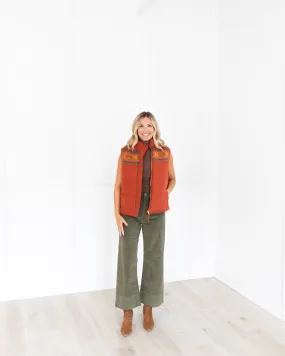 Brady Vest in Burnished Copper by HUNTER BELL