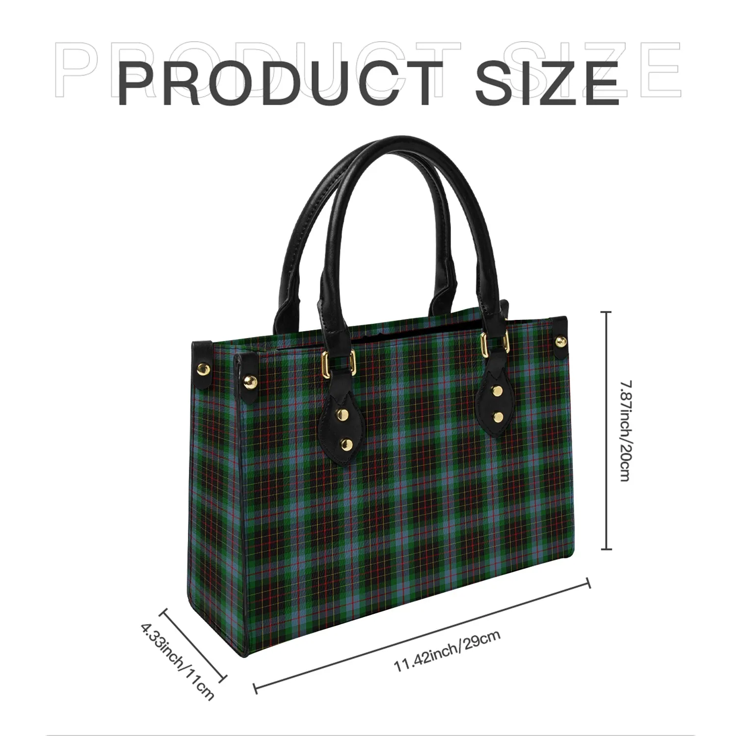 Brodie Hunting Tartan Leather Bag