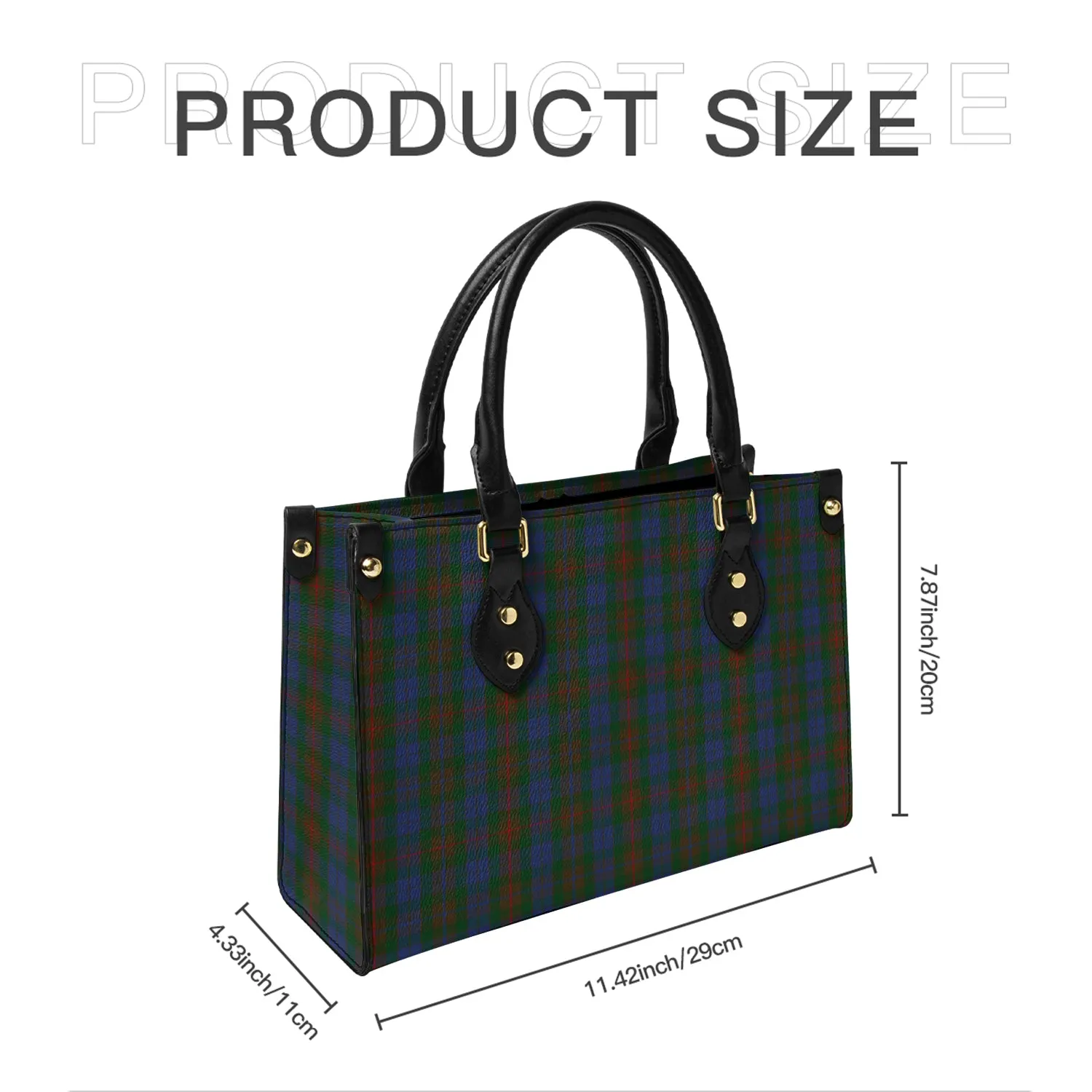 Buchanan Hunting Tartan Leather Bag
