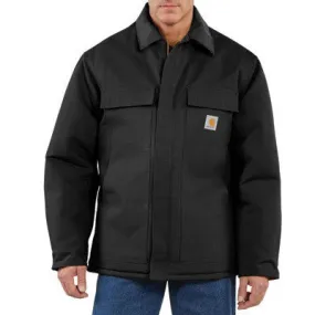 Carhartt Small Regular Black Arctic Quilt-Lined 12 Ounce Cotton Duck Traditional Coat