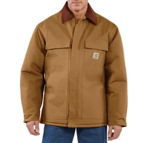 Carhartt X-Large Tall Brown Arctic Quilt-Lined 12 Ounce Cotton Duck Traditional Coat