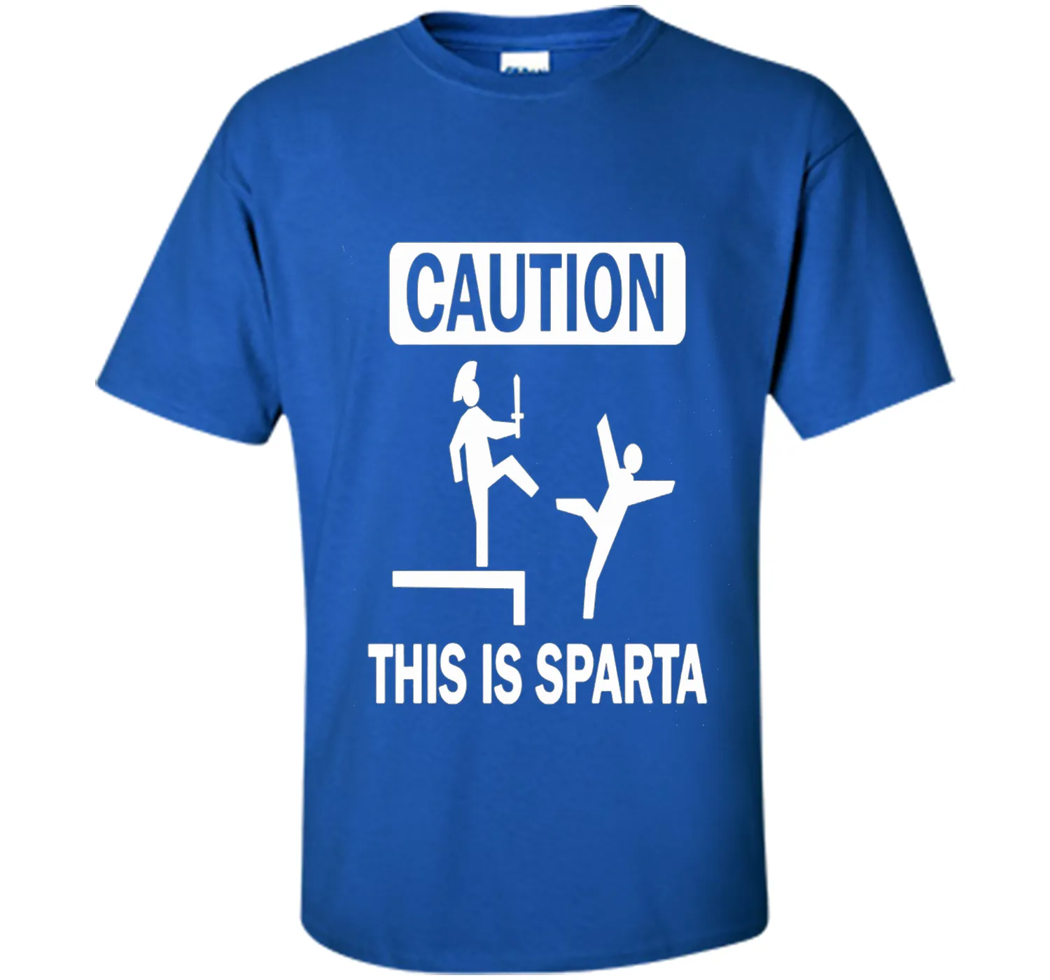 Caution This Is Sparta Funny T-Shirt