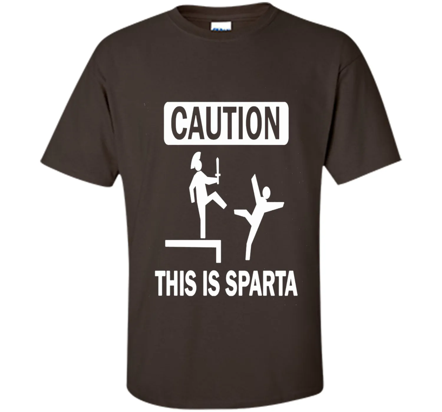 Caution This Is Sparta Funny T-Shirt