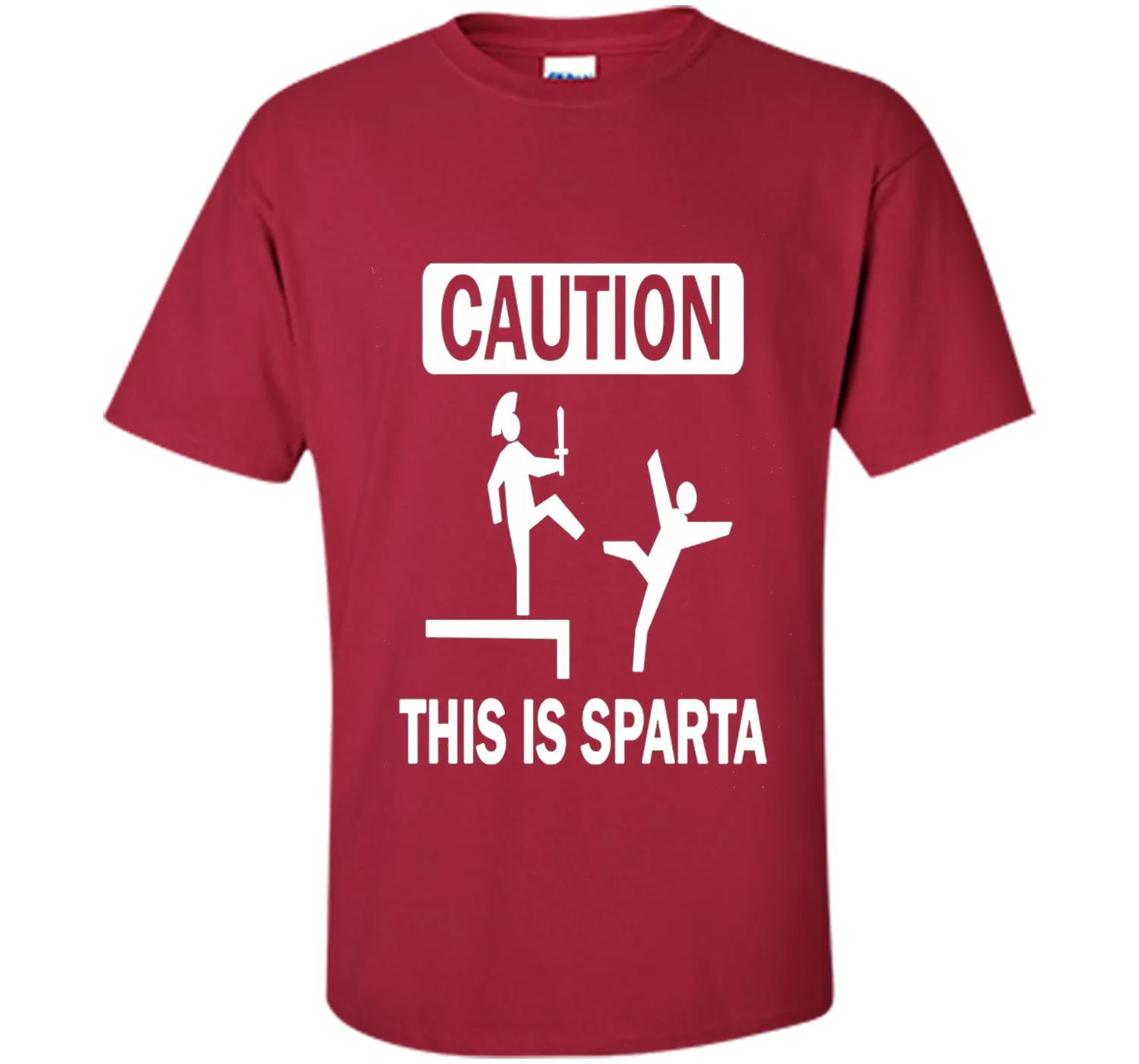 Caution This Is Sparta Funny T-Shirt