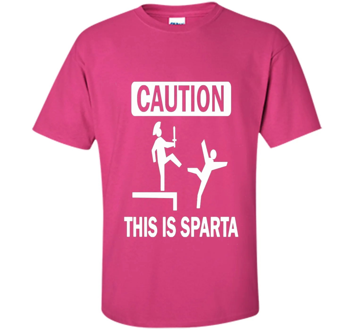 Caution This Is Sparta Funny T-Shirt