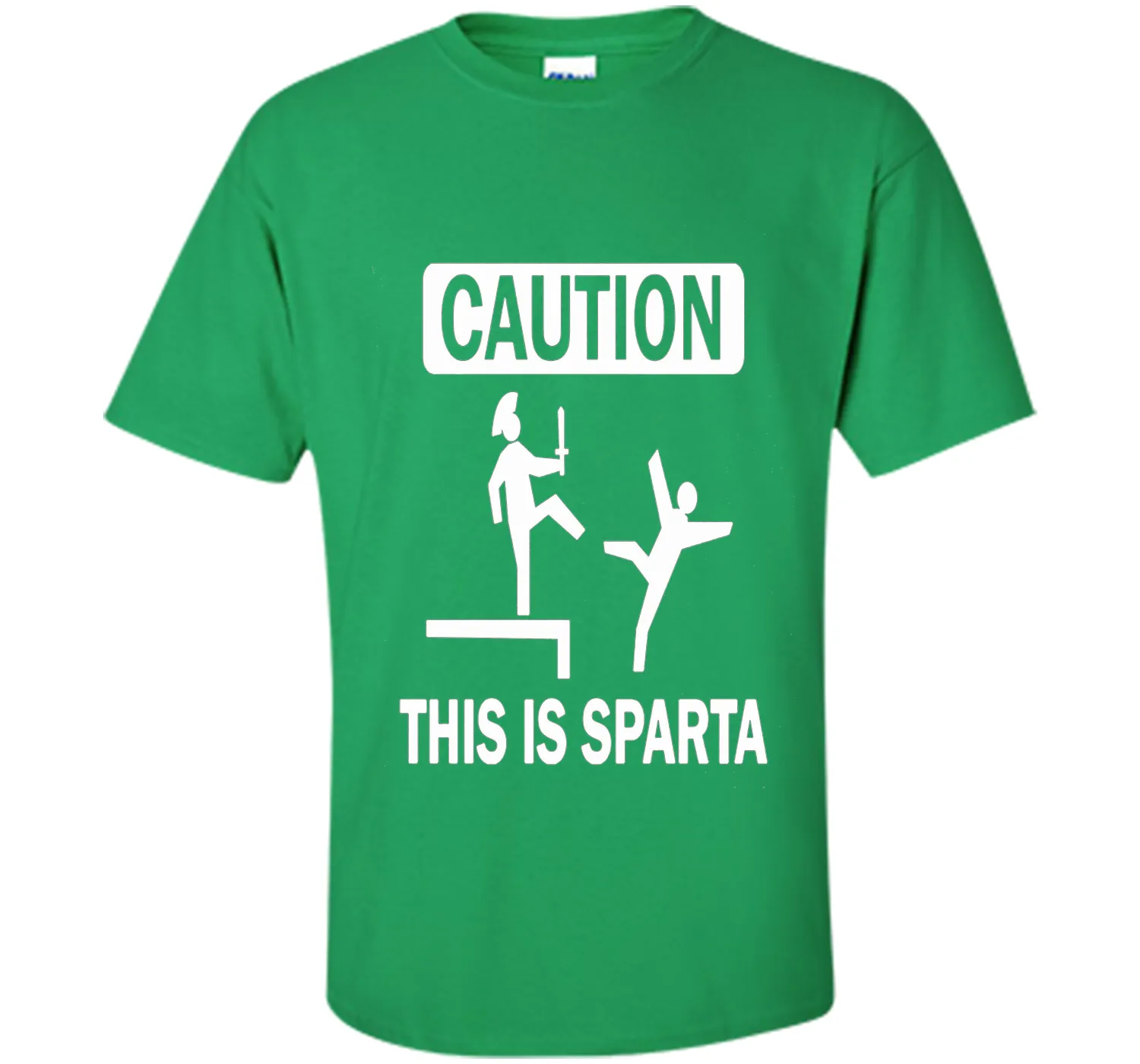 Caution This Is Sparta Funny T-Shirt