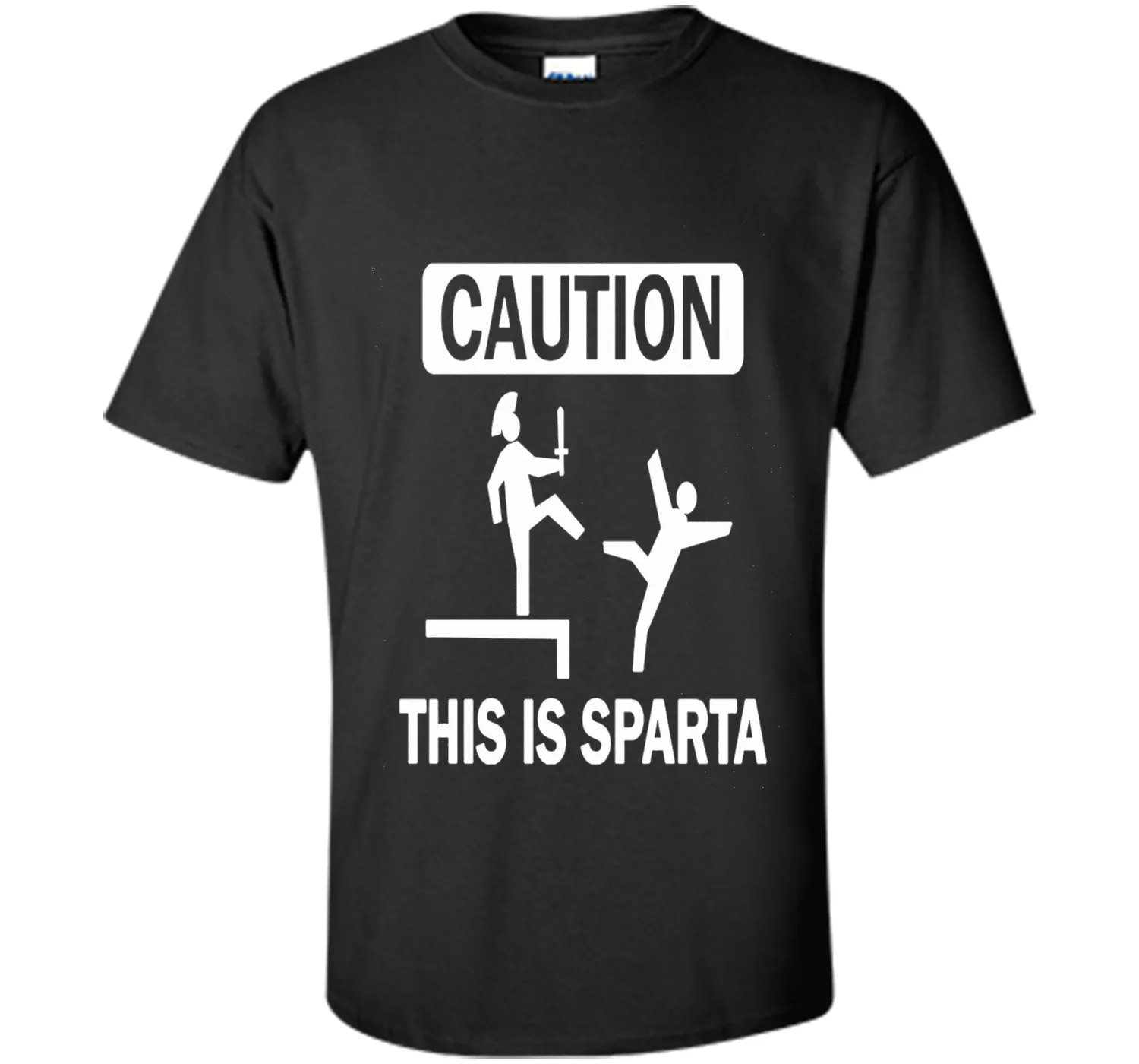 Caution This Is Sparta Funny T-Shirt