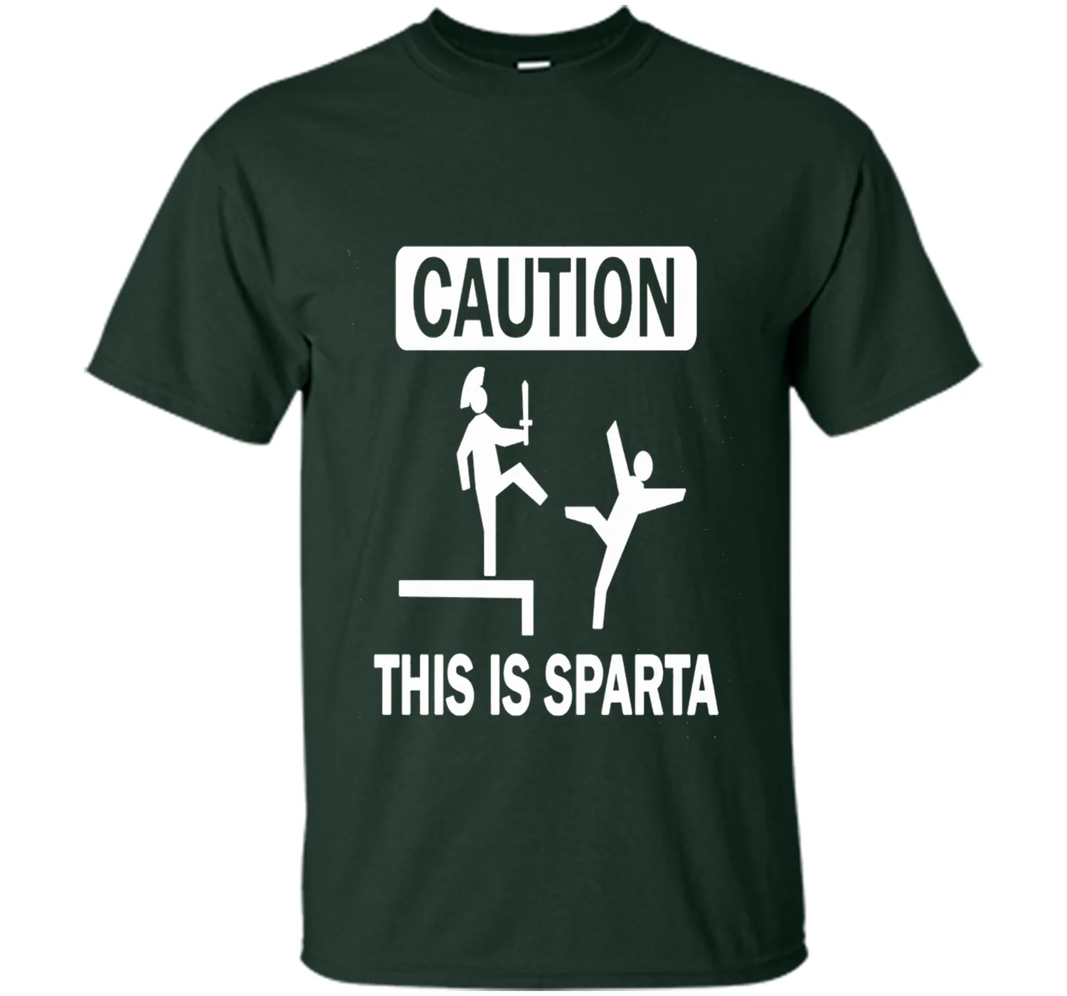 Caution This Is Sparta Funny T-Shirt