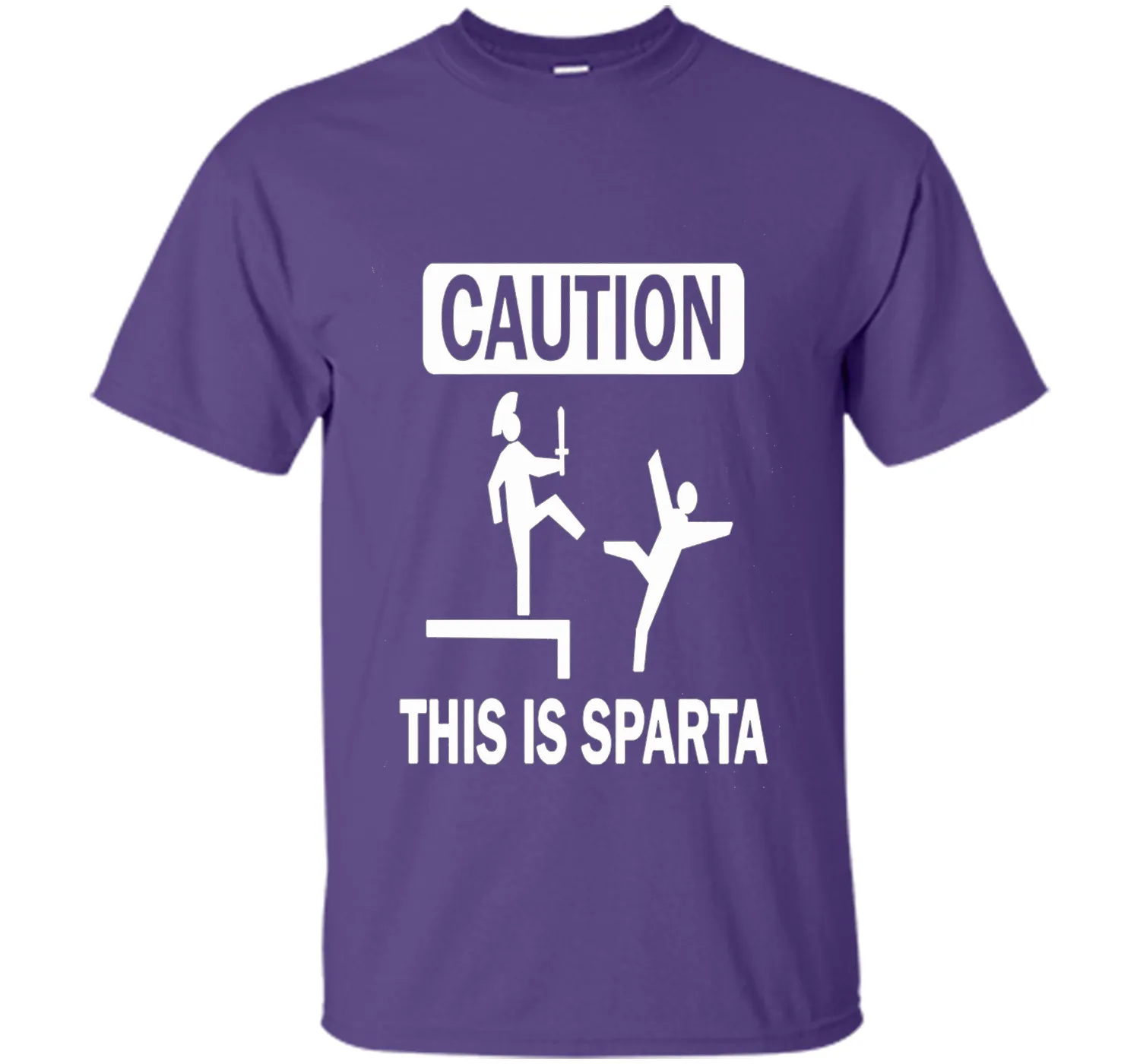 Caution This Is Sparta Funny T-Shirt