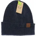 CC BEANIE UNISEX SOFT RIBBED CUFF BEANIE MULTIPLE COLORS