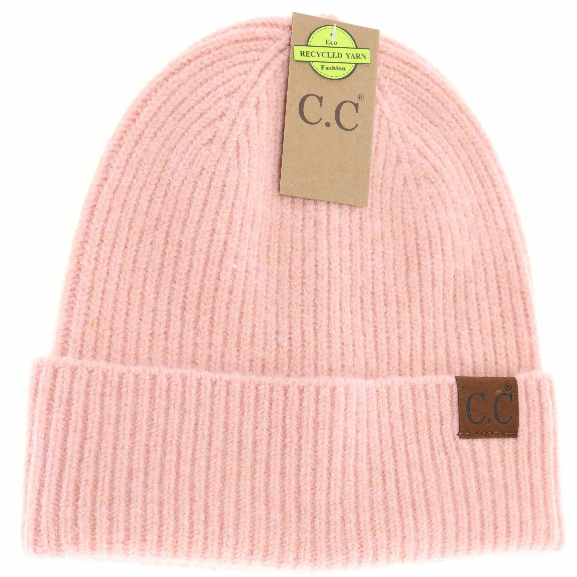 CC BEANIE UNISEX SOFT RIBBED CUFF BEANIE MULTIPLE COLORS