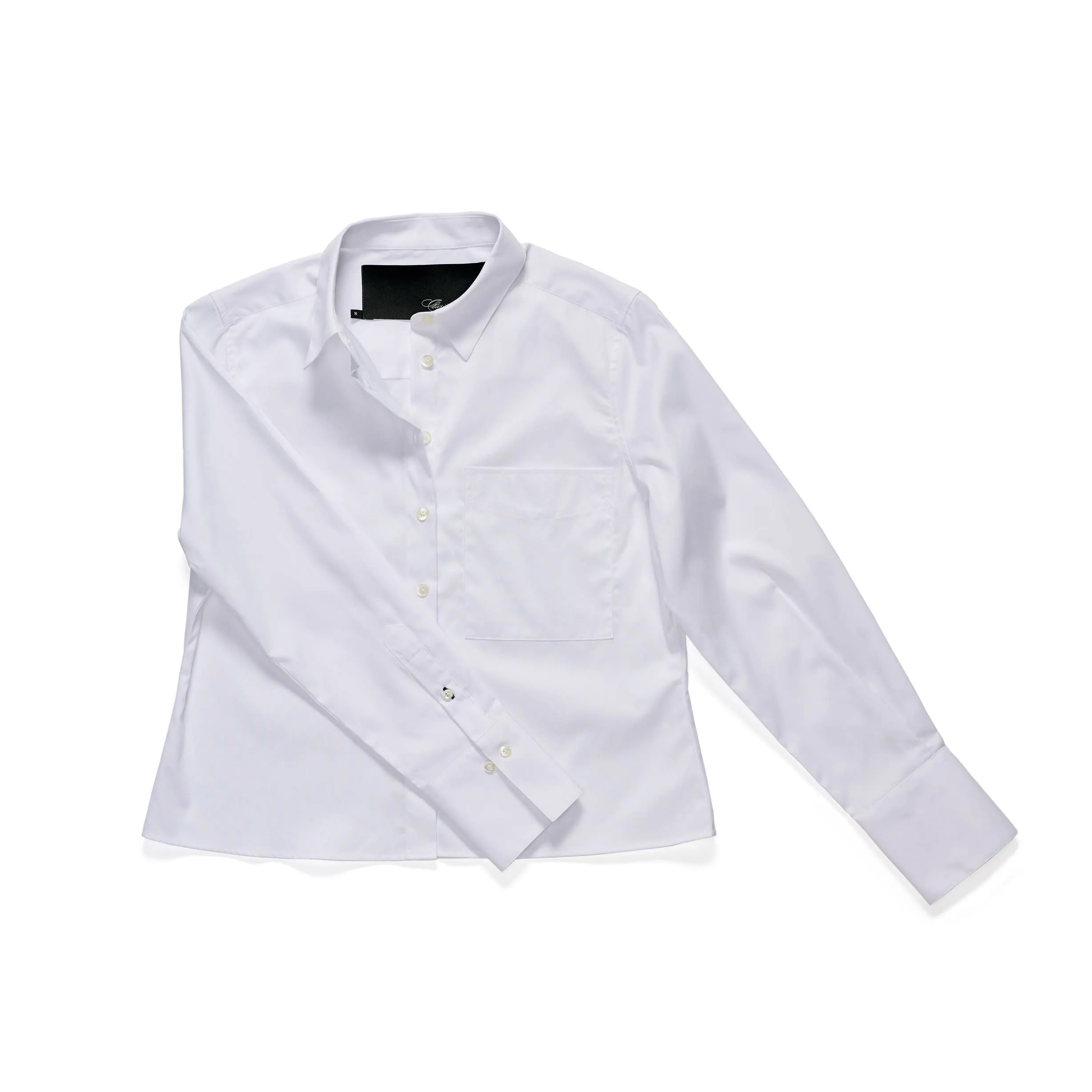 Claridge   King - The Crop in Crisp White: XL