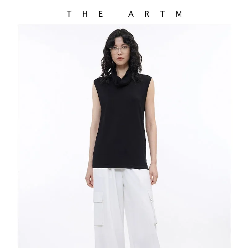Classic High Collar Knitted Vest