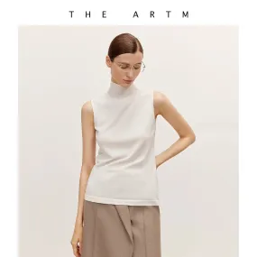 Classic High Collar Knitted Vest