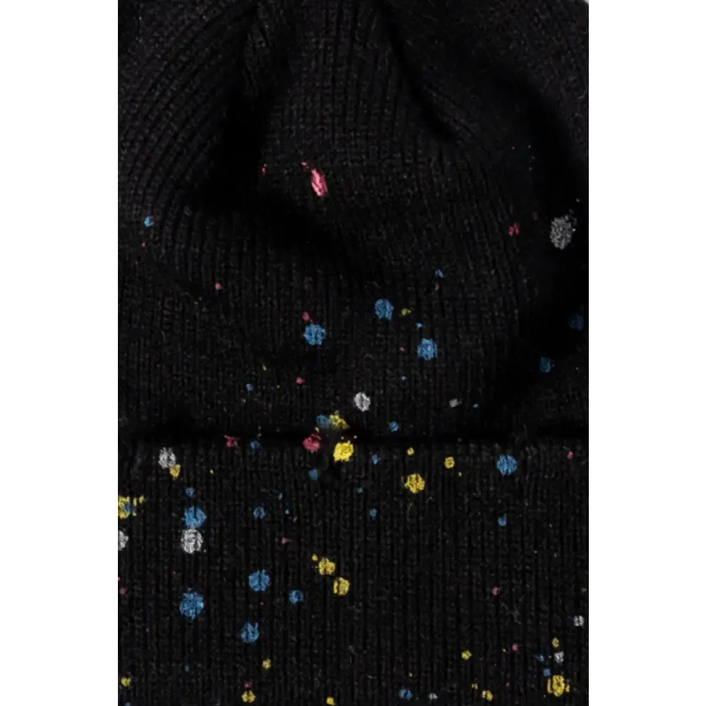 Confetti Rib-Knit Cuff Beanie Redefines Luxury Fashion for Women