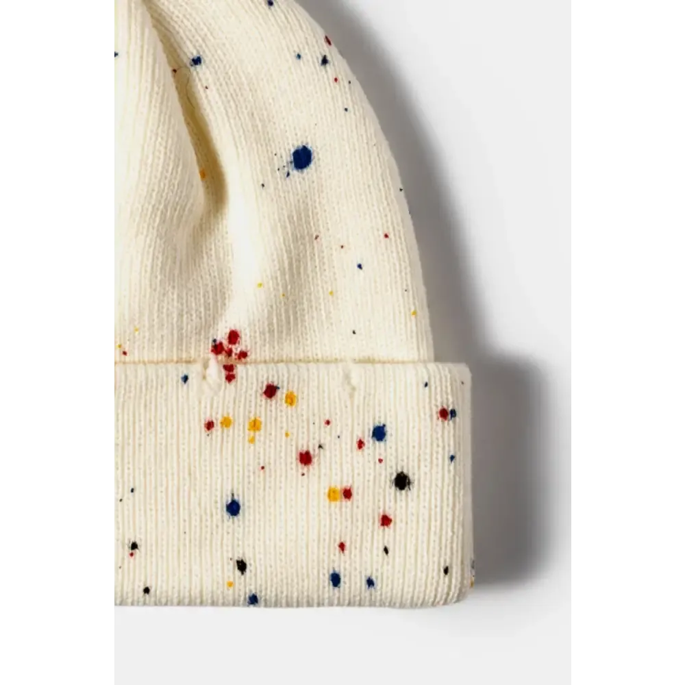 Confetti Rib-Knit Cuff Beanie Redefines Luxury Fashion for Women