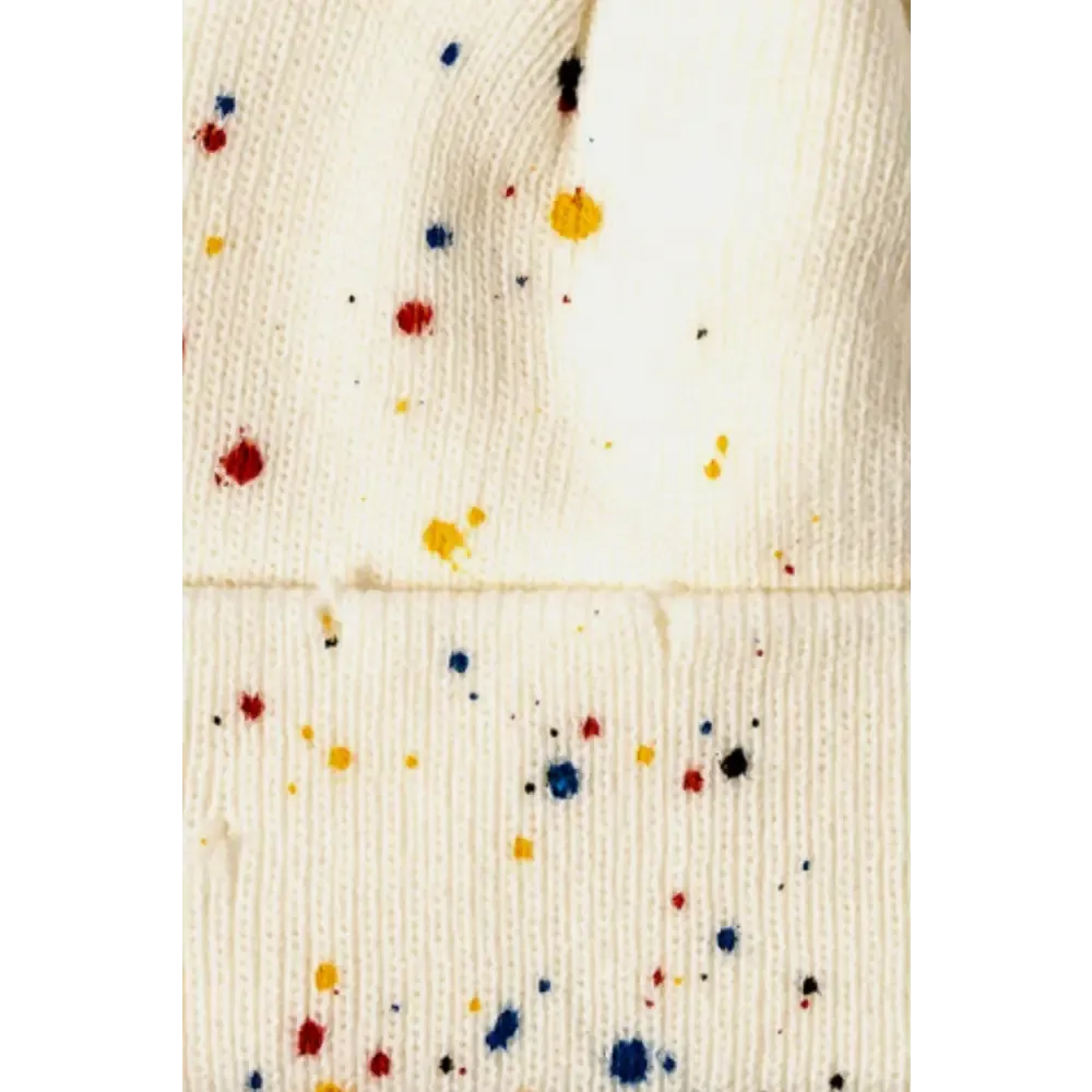 Confetti Rib-Knit Cuff Beanie Redefines Luxury Fashion for Women