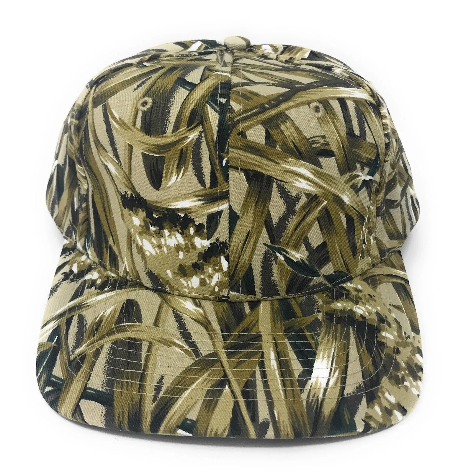 Cotton Twill Camo Camouflage 6 Panel Hunting Fishing Baseball Snapback Hats Caps