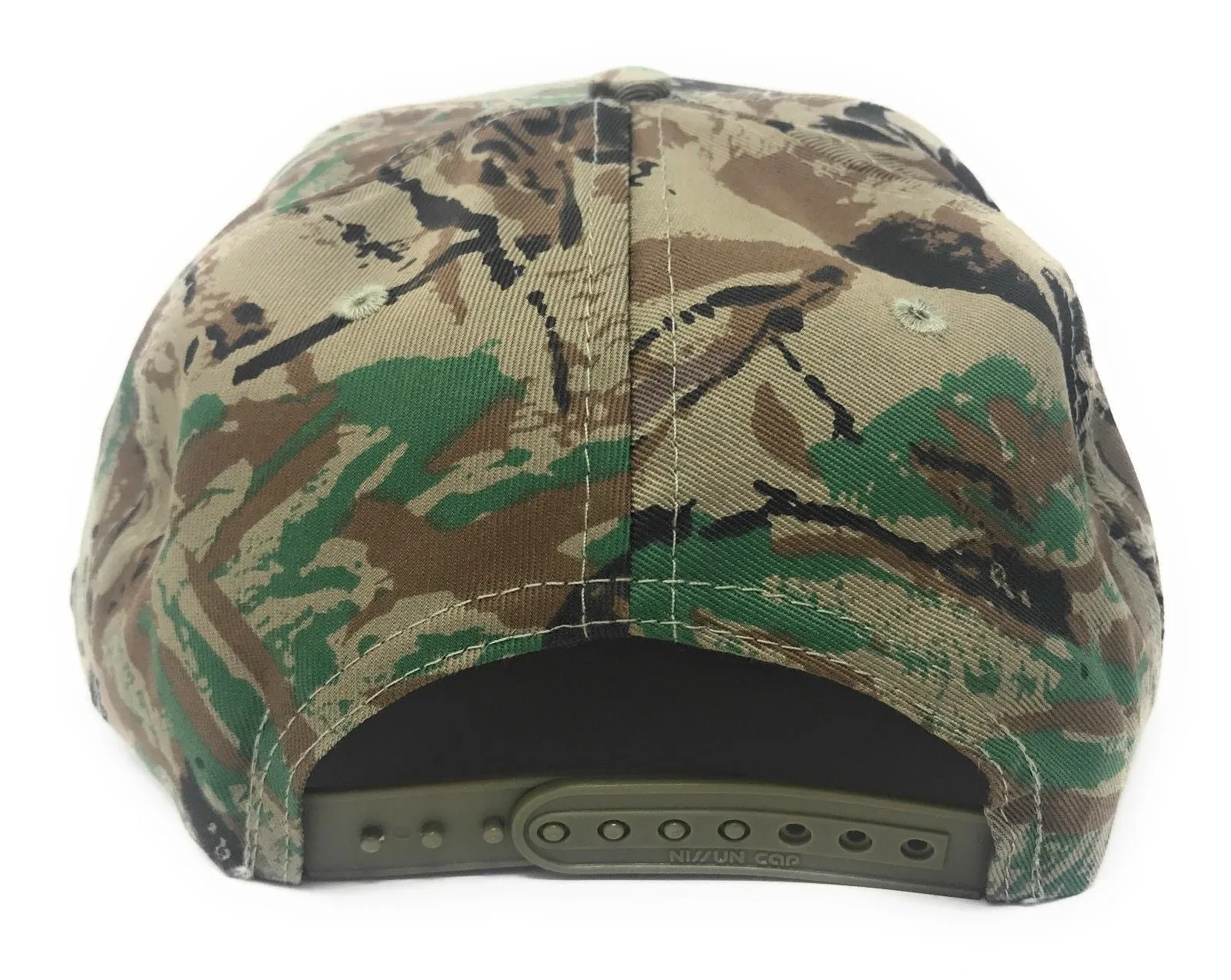 Cotton Twill Camo Camouflage 6 Panel Hunting Fishing Baseball Snapback Hats Caps