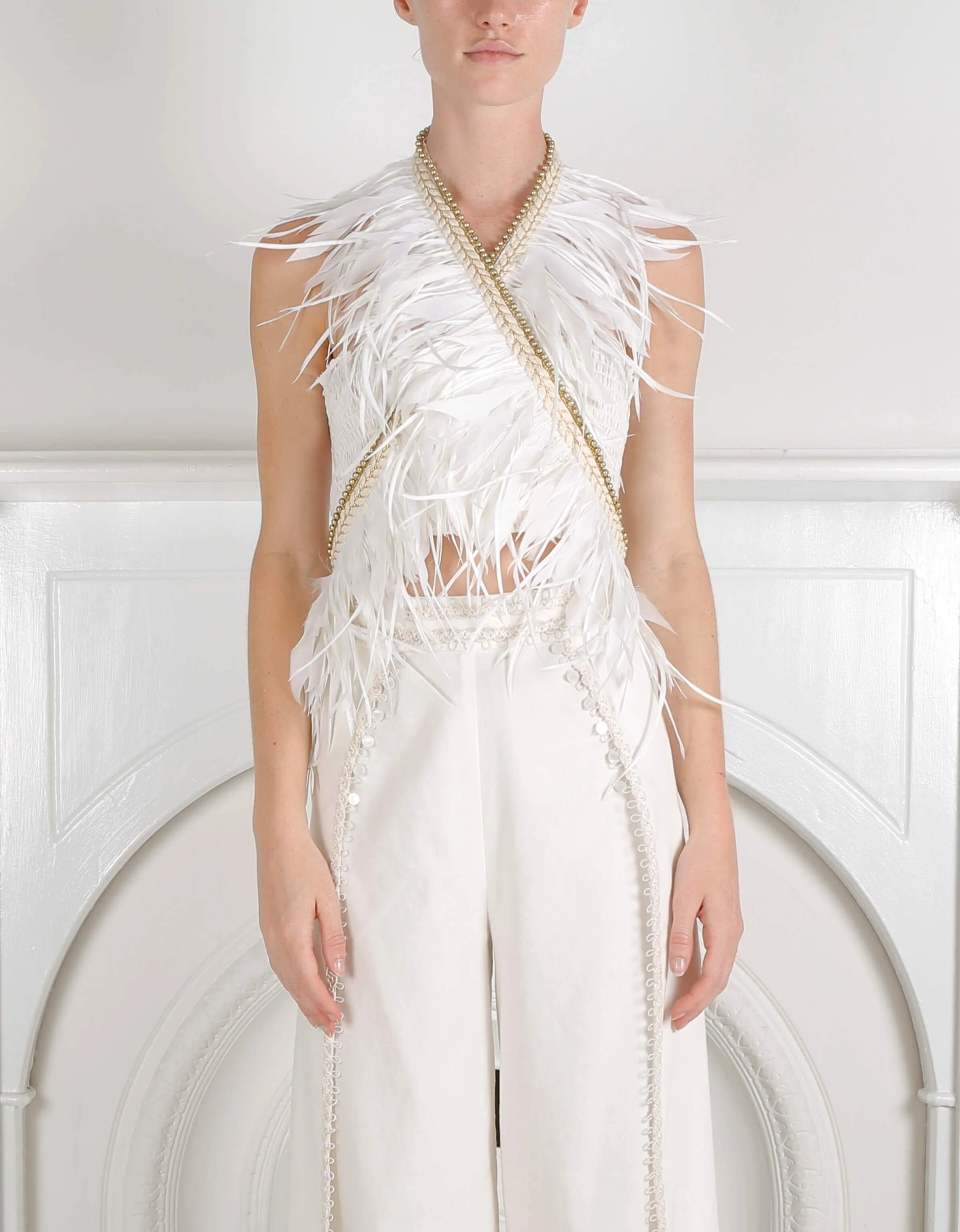 DISSOLUTE FEATHER VEST