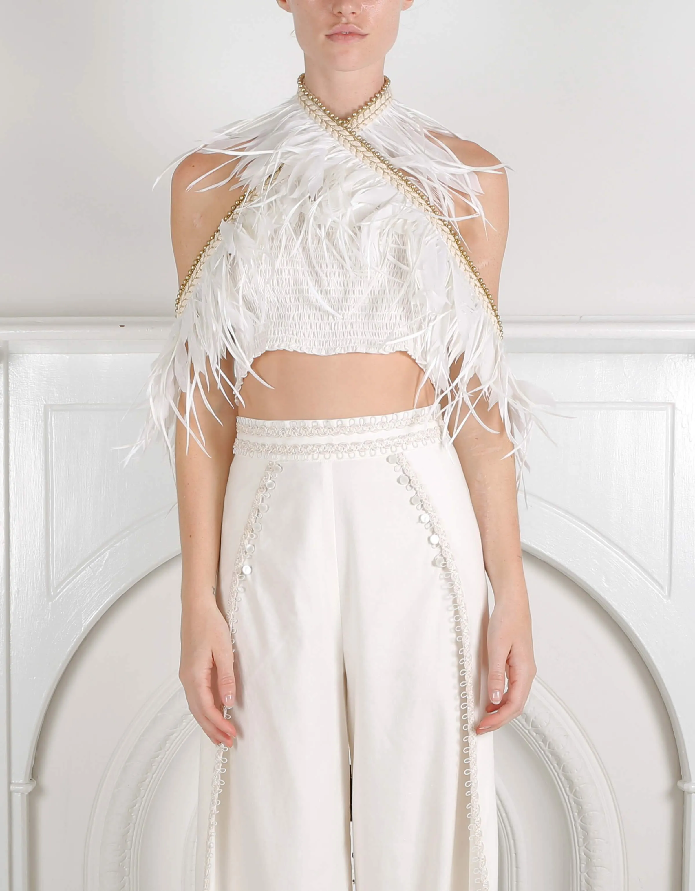 DISSOLUTE FEATHER VEST