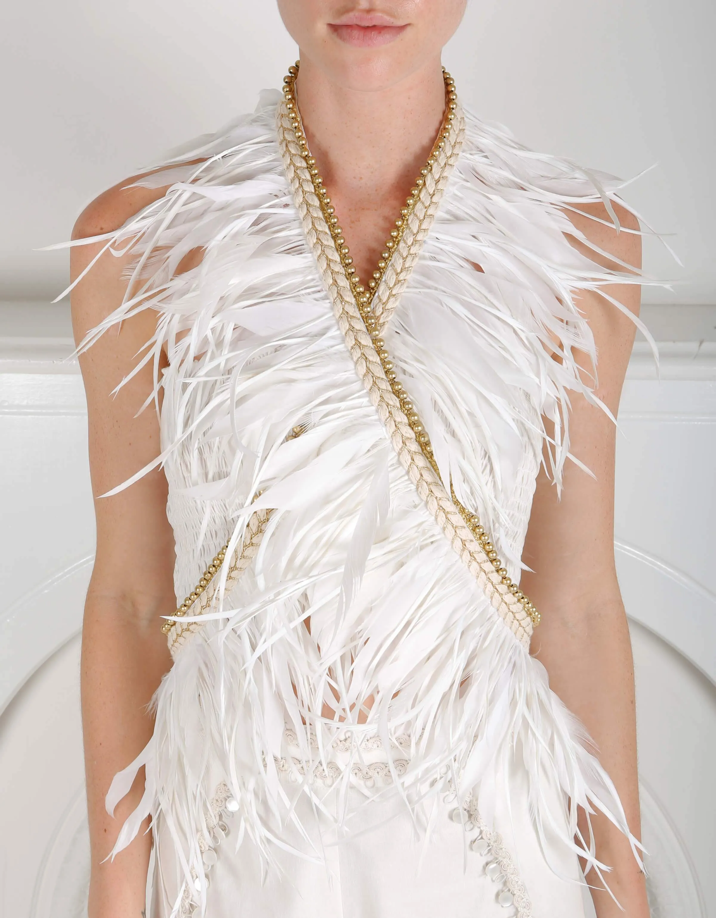 DISSOLUTE FEATHER VEST