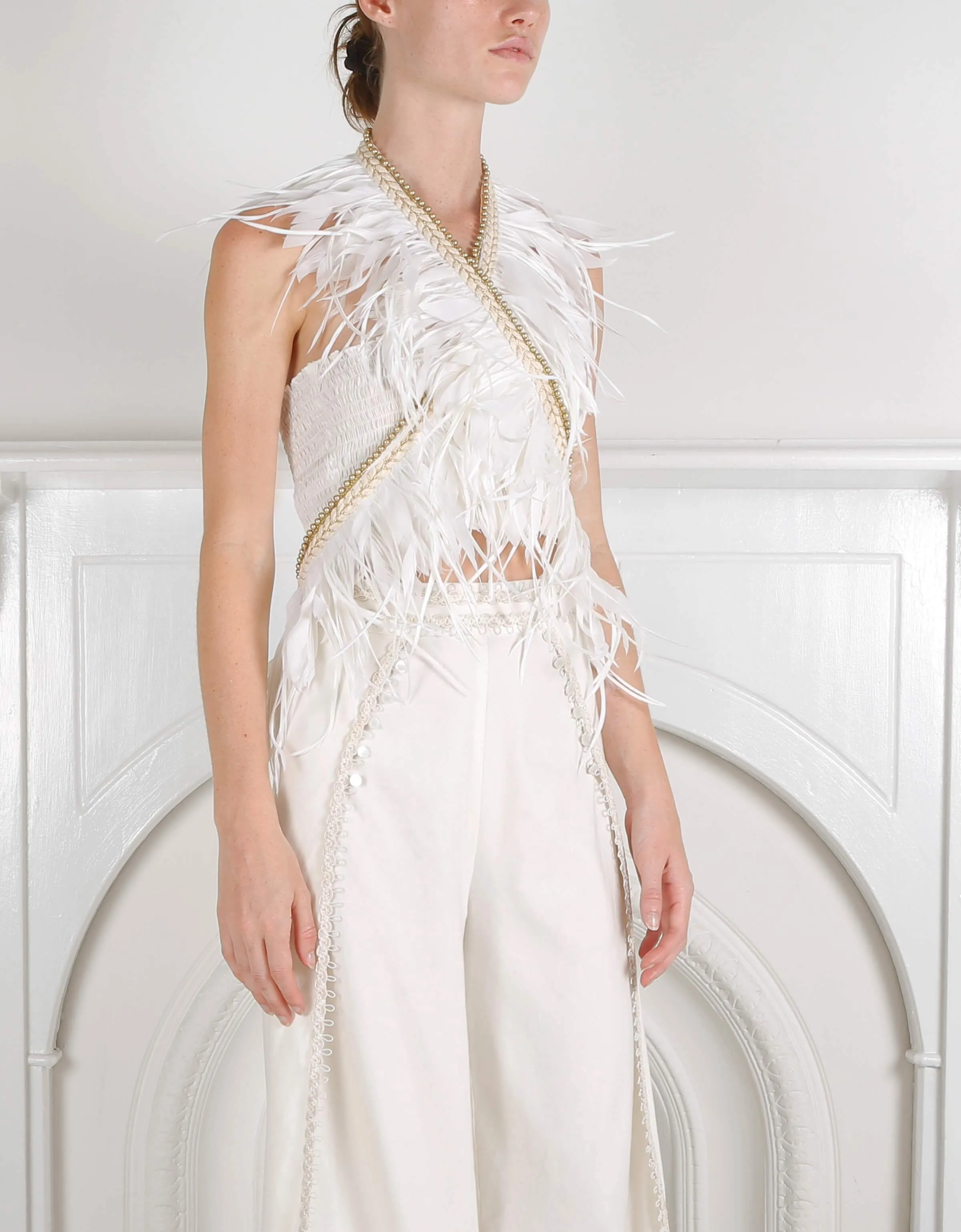 DISSOLUTE FEATHER VEST