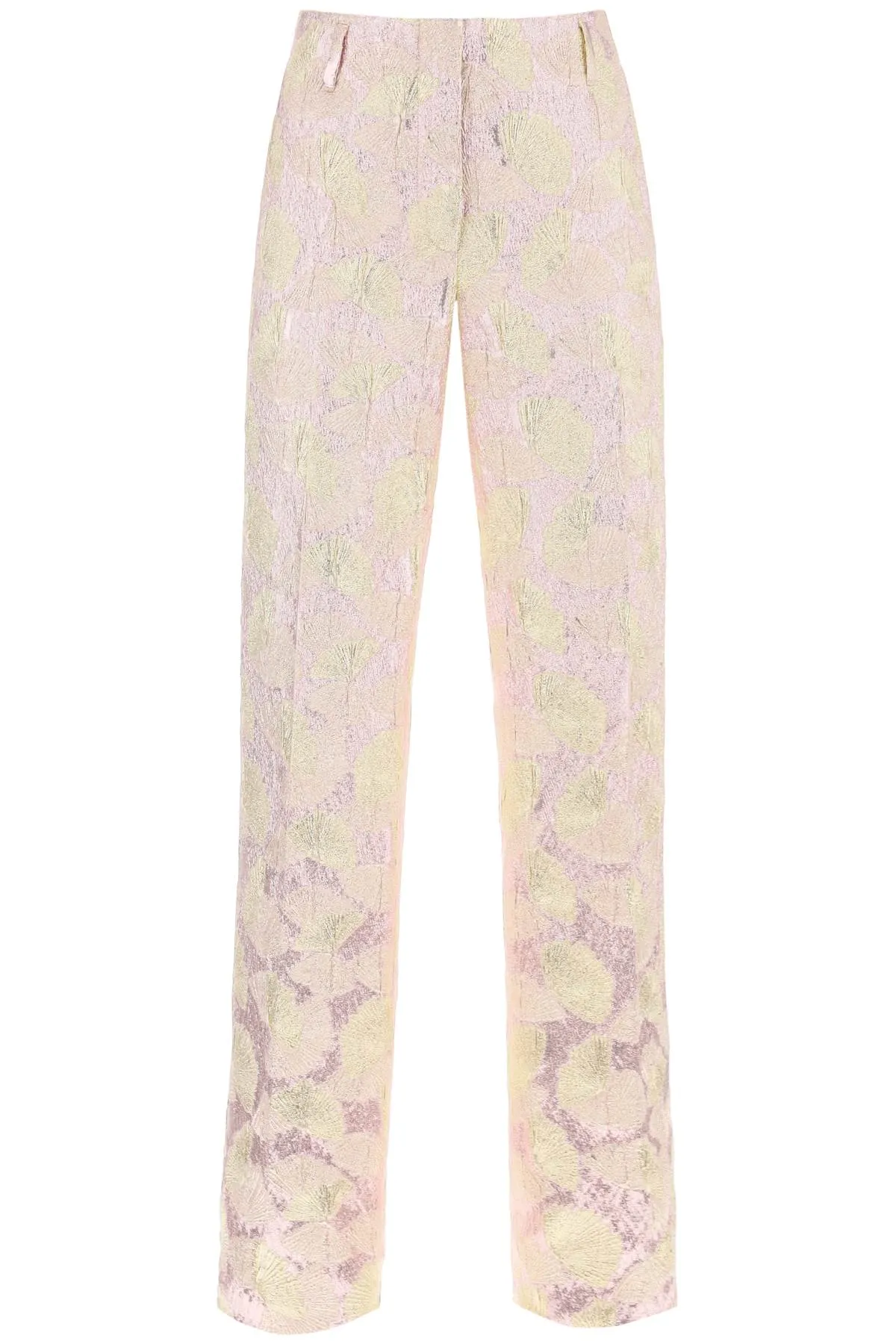 Dries Van Noten Parchia Bis Metallic Jacquard Pants