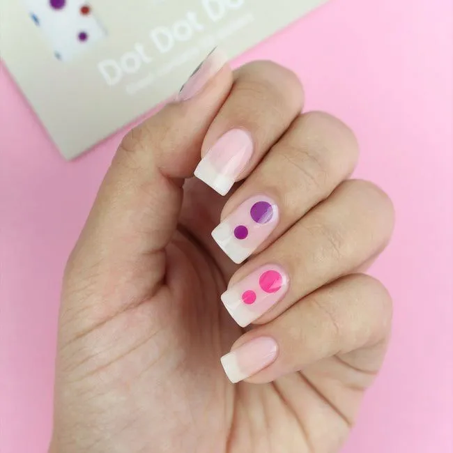 ella mila -  Nail Art Decal - Dot Dot Dot - Dots