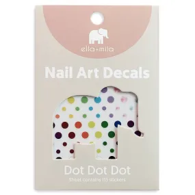 ella mila -  Nail Art Decal - Dot Dot Dot - Dots
