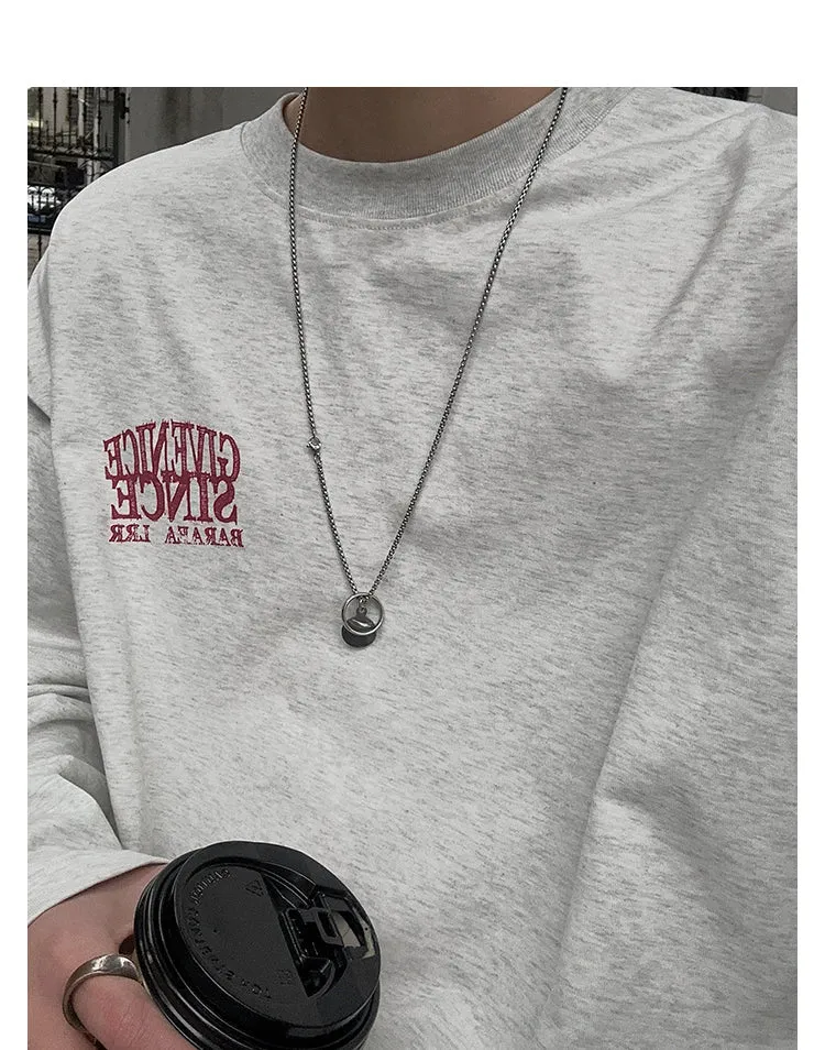 Fake layered long T -shirt or2710